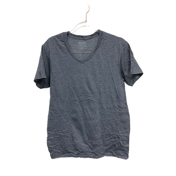 Gildan Bundle of 5 V-Neck Short Sleeve T-Shirt 100% Cotton Unisex Casual Basic - Picture 2 of 3